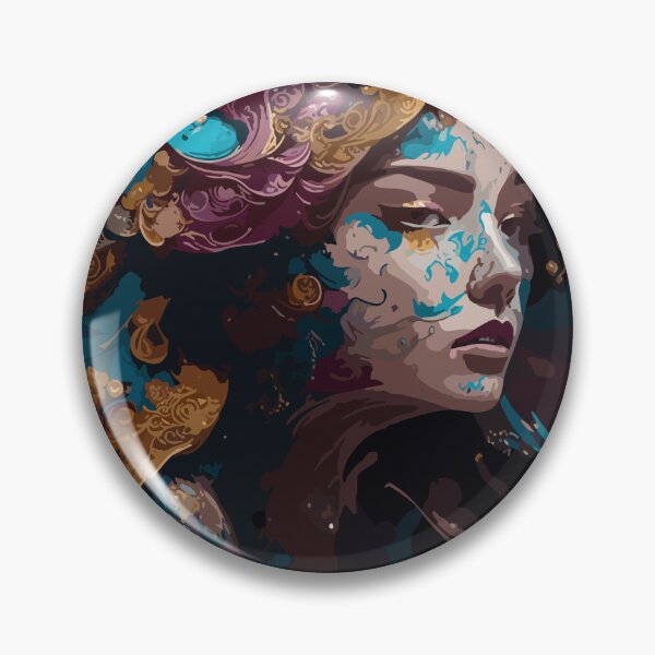 Item preview, mysterious girl designed and sold by LOVEARTDESIGN.