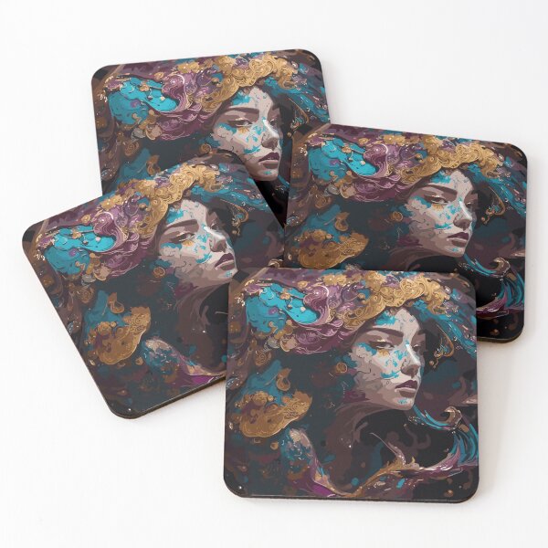 Item preview, mysterious girl designed and sold by LOVEARTDESIGN.