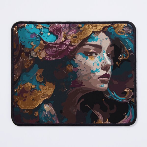 Item preview, mysterious girl designed and sold by LOVEARTDESIGN.
