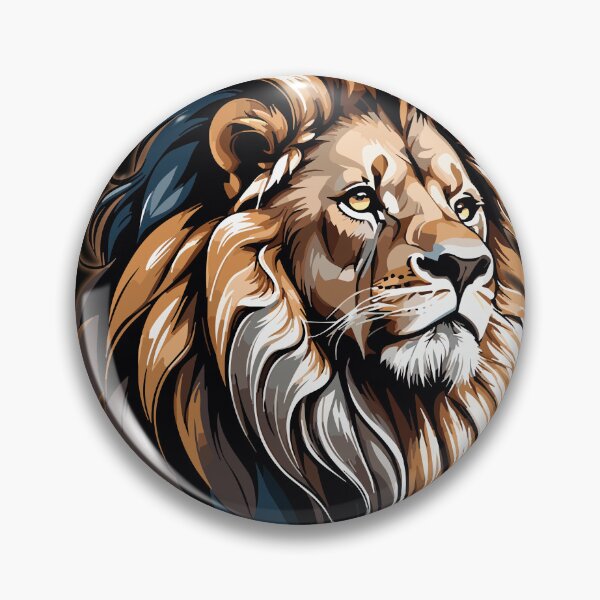 Item preview, Realistic Lion with Majestic Mane designed and sold by HoruXtore.