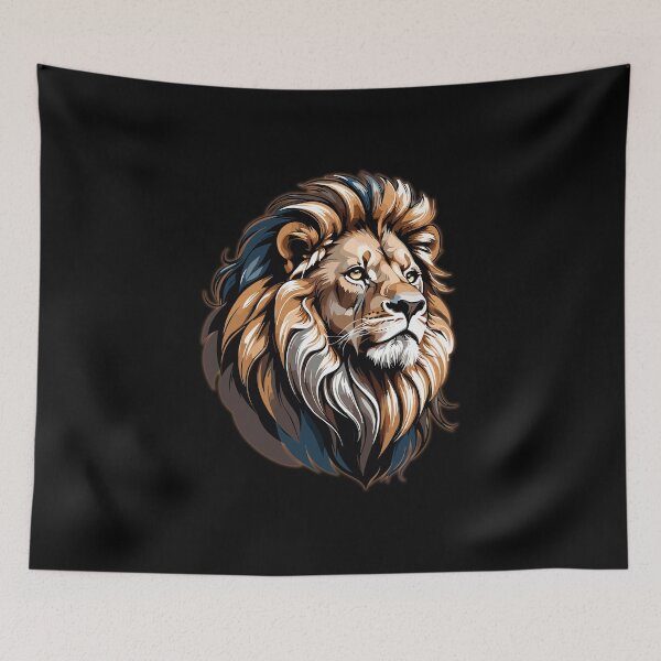 Item preview, Realistic Lion with Majestic Mane designed and sold by HoruXtore.