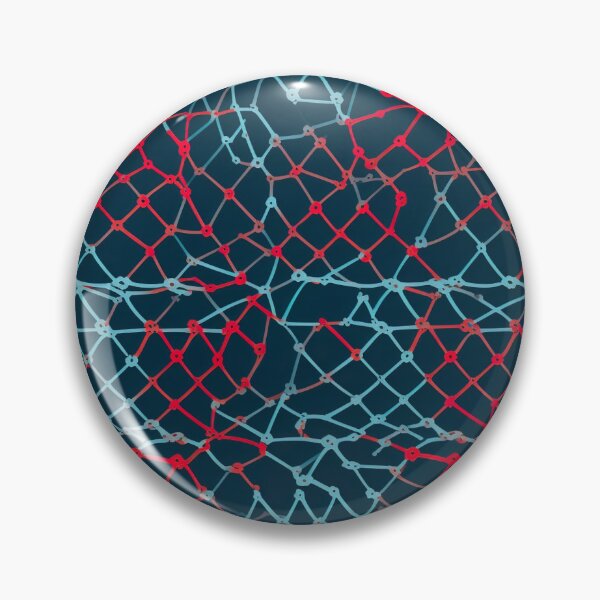 Item preview, Modern design in pop art style, reminiscent of cord loops and nets designed and sold by Pflugart.