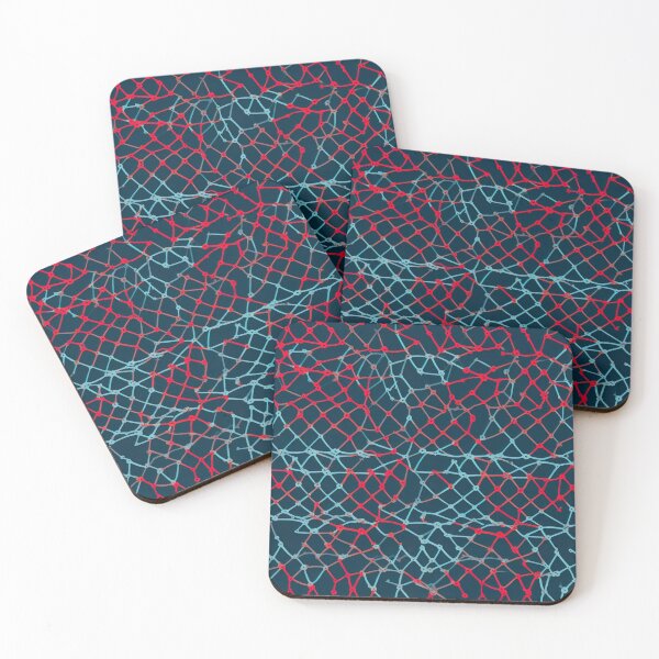Item preview, Modern design in pop art style, reminiscent of cord loops and nets designed and sold by Pflugart.