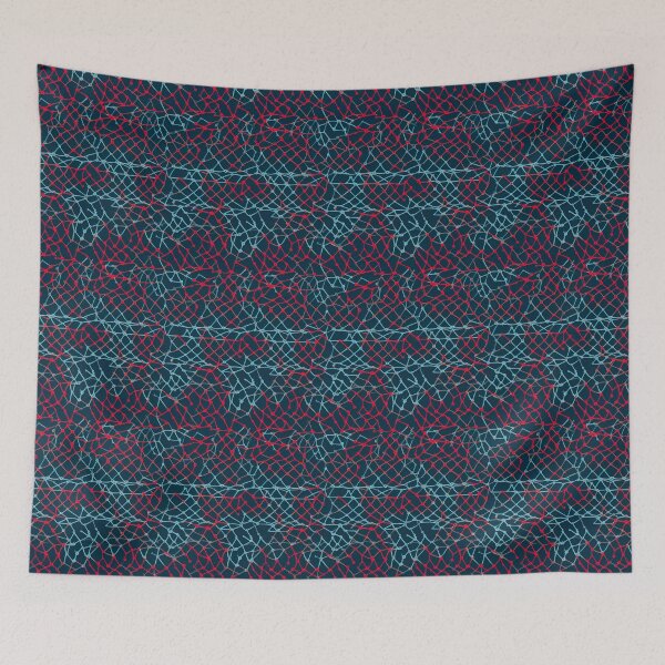 Item preview, Modern design in pop art style, reminiscent of cord loops and nets designed and sold by Pflugart.
