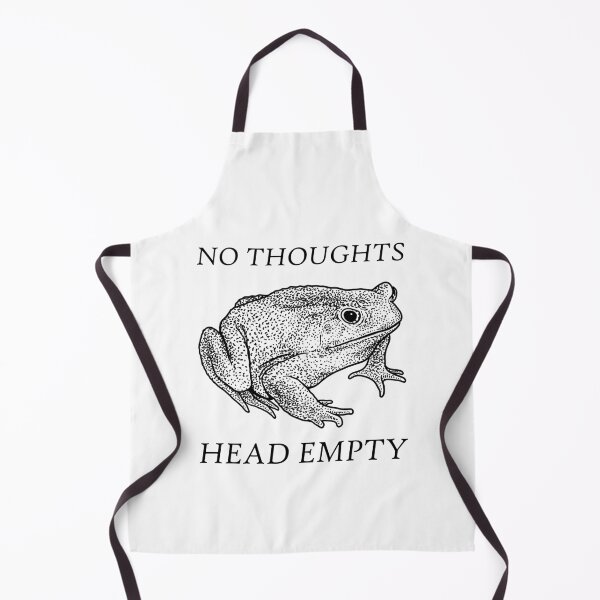 Item preview, No Thoughts Head Empty Frog designed and sold by VintageMedatsu.