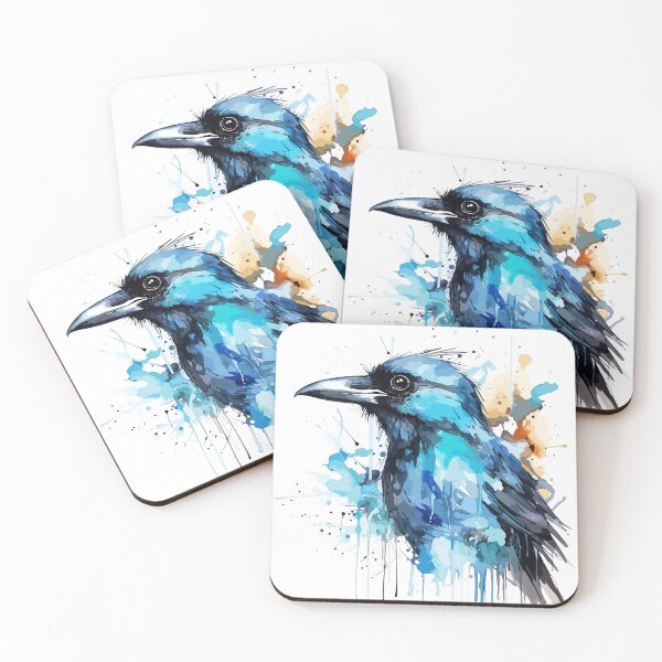 Item preview, Butcherbird, Colorful Bird Illustration designed and sold by Niktarka.