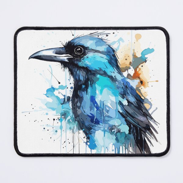 Item preview, Butcherbird, Colorful Bird Illustration designed and sold by Niktarka.