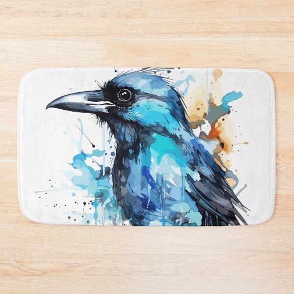 Item preview, Butcherbird, Colorful Bird Illustration designed and sold by Niktarka.