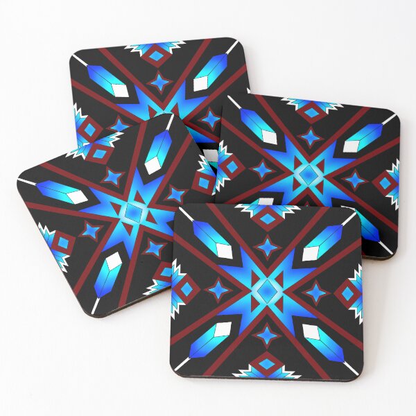 Item preview, Blue Feather Floral designed and sold by Niibidoon.