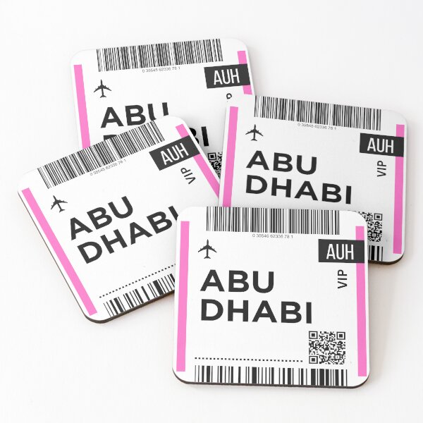 Item preview, Abu Dhabi Mini Airplane Boarding Pass designed and sold by RoamInk.