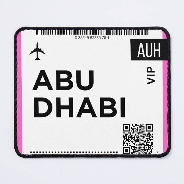 Item preview, Abu Dhabi Mini Airplane Boarding Pass designed and sold by RoamInk.