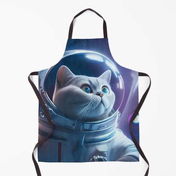 Item preview, Futuristic British Shorthair Space Traveler designed and sold by purrfect pattern.