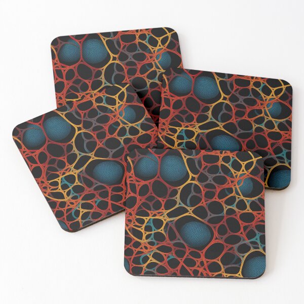 Item preview, Modern design in pop art style, reminiscent of cord loops and nets designed and sold by Pflugart.