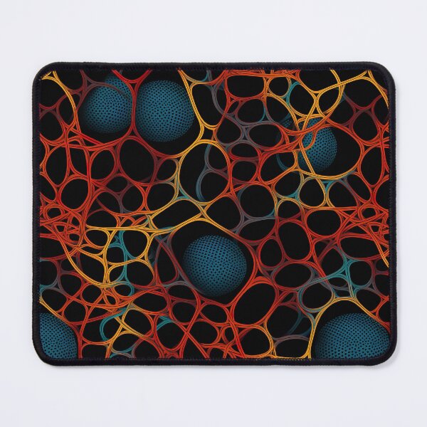 Item preview, Modern design in pop art style, reminiscent of cord loops and nets designed and sold by Pflugart.