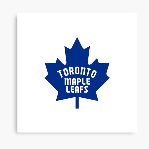 Toronto Maple Leafs Light Blue Leather Emblem – GL Canvas Print Art