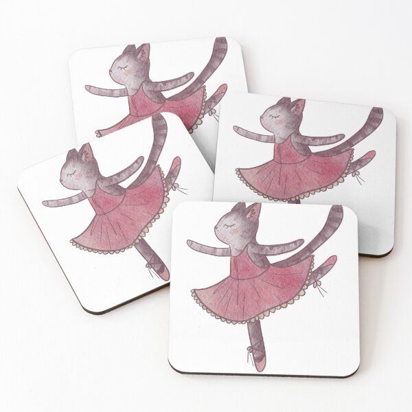 Item preview, Dancing cat - adorable cat illustration designed and sold by FelineEmporium.