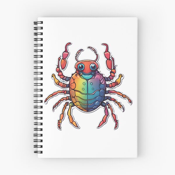 Item preview, Rainbow bedbug designed and sold by Maths-4-Nerds.