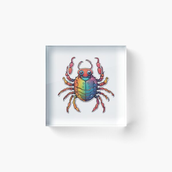 Item preview, Rainbow bedbug designed and sold by Maths-4-Nerds.