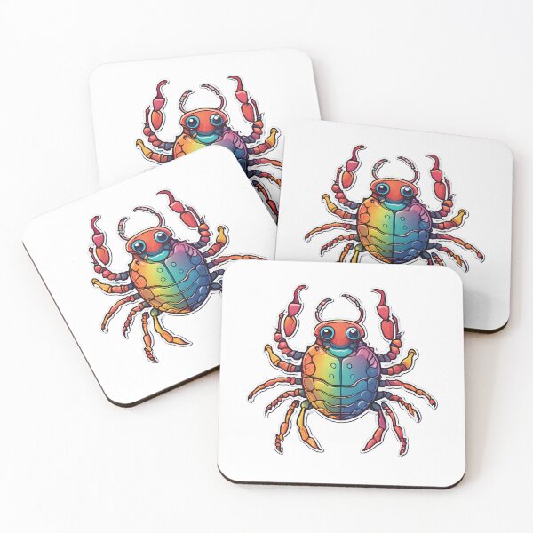 Item preview, Rainbow bedbug designed and sold by Maths-4-Nerds.