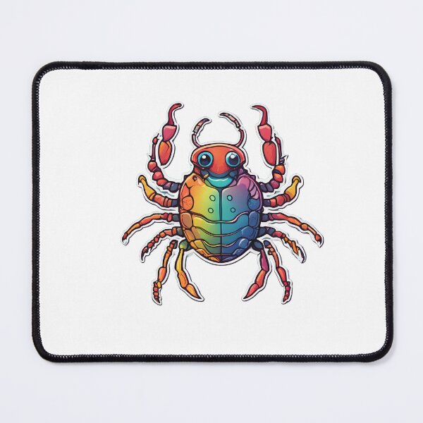Item preview, Rainbow bedbug designed and sold by Maths-4-Nerds.