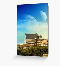 Galaxies End. Greeting Card