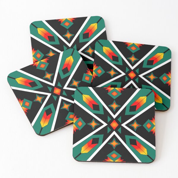 Item preview, Green Feather Floral designed and sold by Niibidoon.
