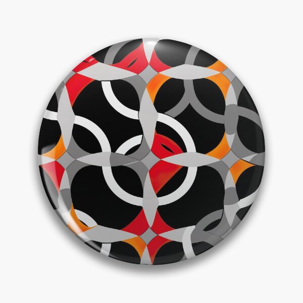 Item preview, Modern design in pop art style, reminiscent of cord loops and nets designed and sold by Pflugart.