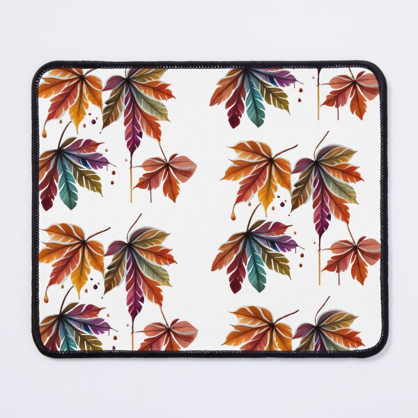 Item preview, Rustic Elegance: Aquarelle Chestnut Leaves designed and sold by EmeraldeaDesign.