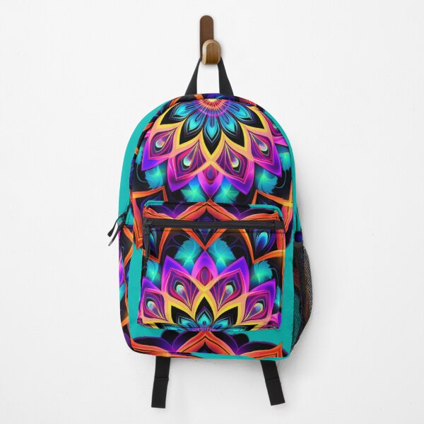 Item preview, Flower mandala fluorescent, blacklight marigold designed and sold by Atelier-Arcano.