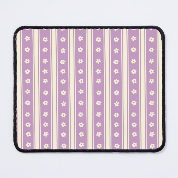 Item preview, PASTEL PURPLE BOHO FLOWER STRIPES LILAC MAUVE designed and sold by blomastudios.