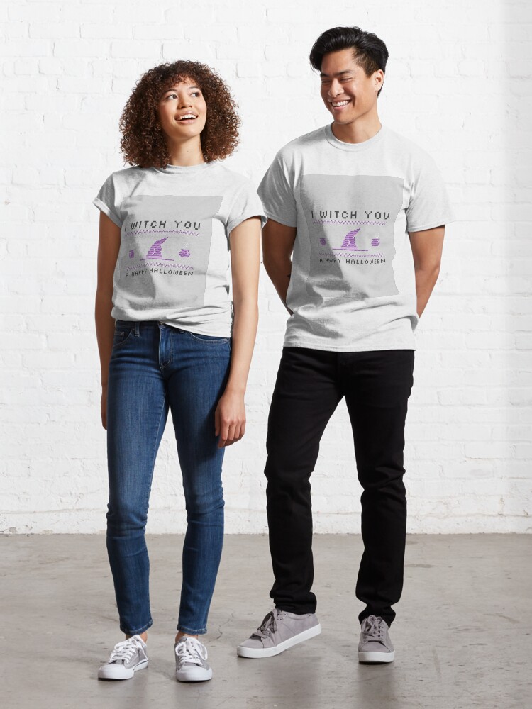 Thumbnail 1 of 7, Classic T-Shirt, I Witch You designed and sold by Zerfall.