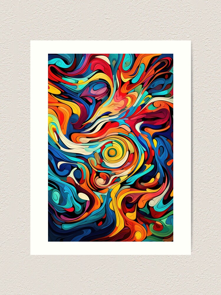 abstract art generated by complex algorithms and mathematical patterns Art  Print for Sale by Surreal-Inc | Redbubble