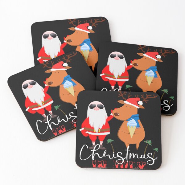 Item preview, Christmas in July - Funny Santa Reindeer Summer Vacation designed and sold by CupidsGarreau83.