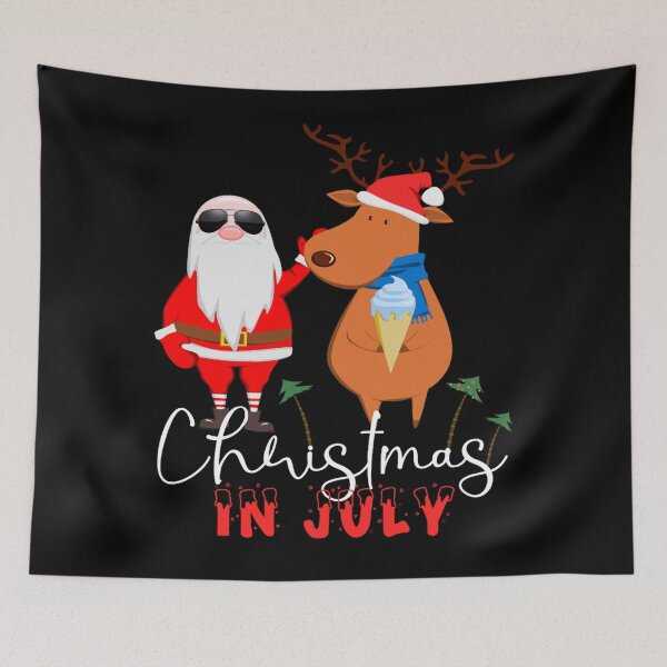 Item preview, Christmas in July - Funny Santa Reindeer Summer Vacation designed and sold by CupidsGarreau83.
