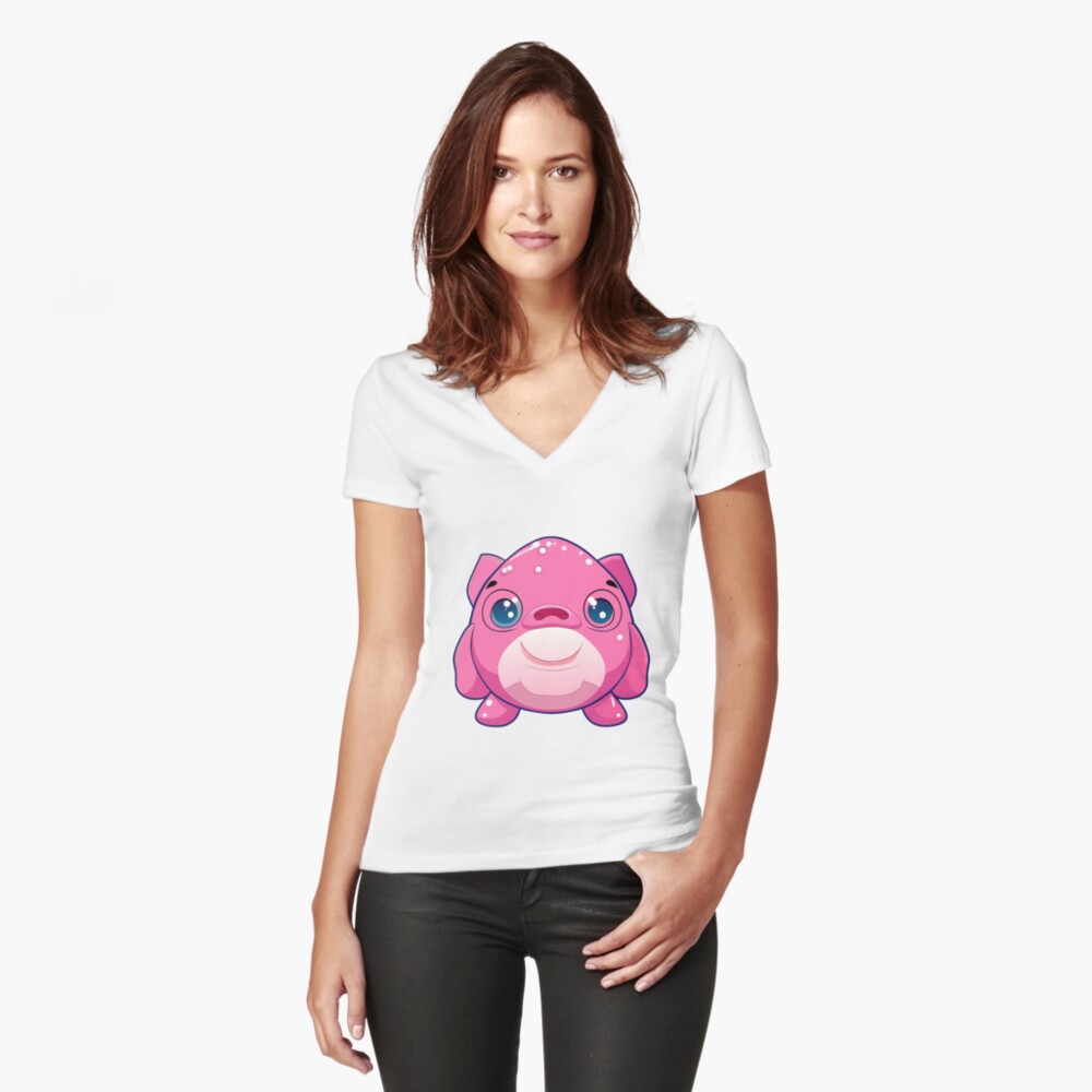 Item preview, Fitted V-Neck T-Shirt designed and sold by jakkapan88.