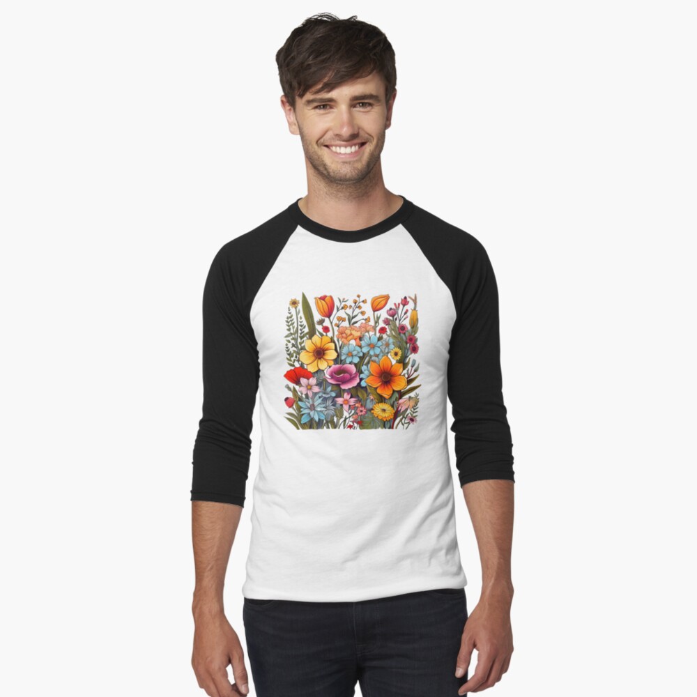 Item preview, Baseball ¾ Sleeve T-Shirt designed and sold by NoobsDesign.