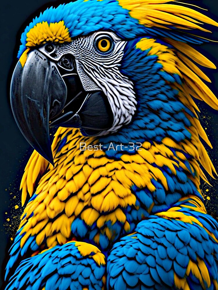 Thumbnail 4 of 4, iPhone Case, "Mesmerizing Green Macaw Face Vector Art: Perfect for T-Shirt Illustratios" designed and sold by Best-Art-32.