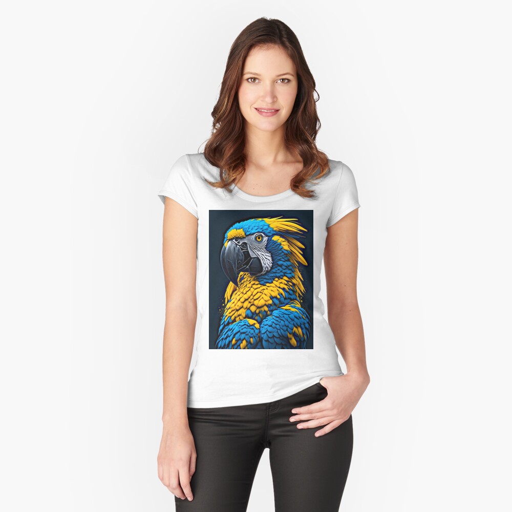 Item preview, Fitted Scoop T-Shirt designed and sold by Best-Art-32.