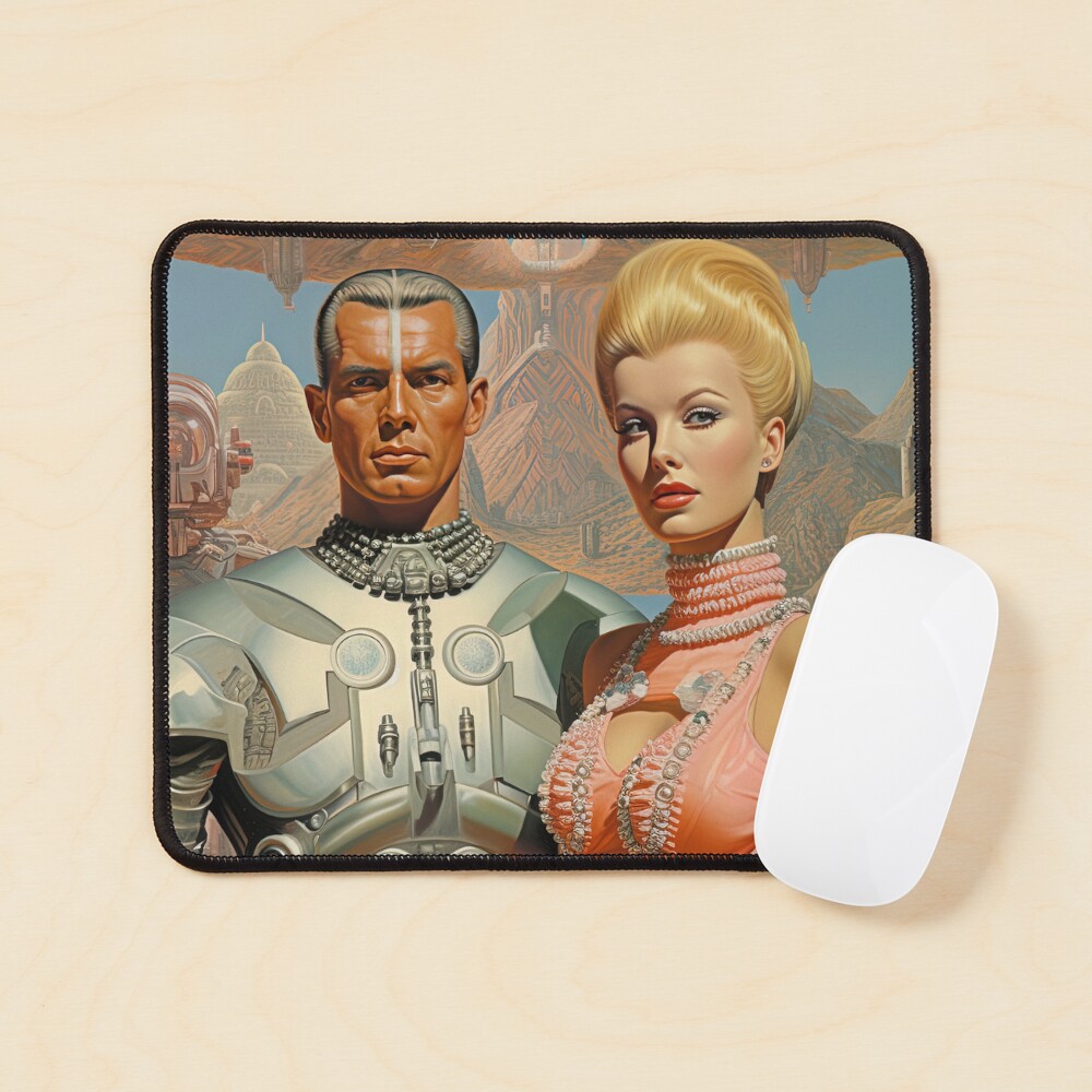 Item preview, Mouse Pad designed and sold by retro-typo.