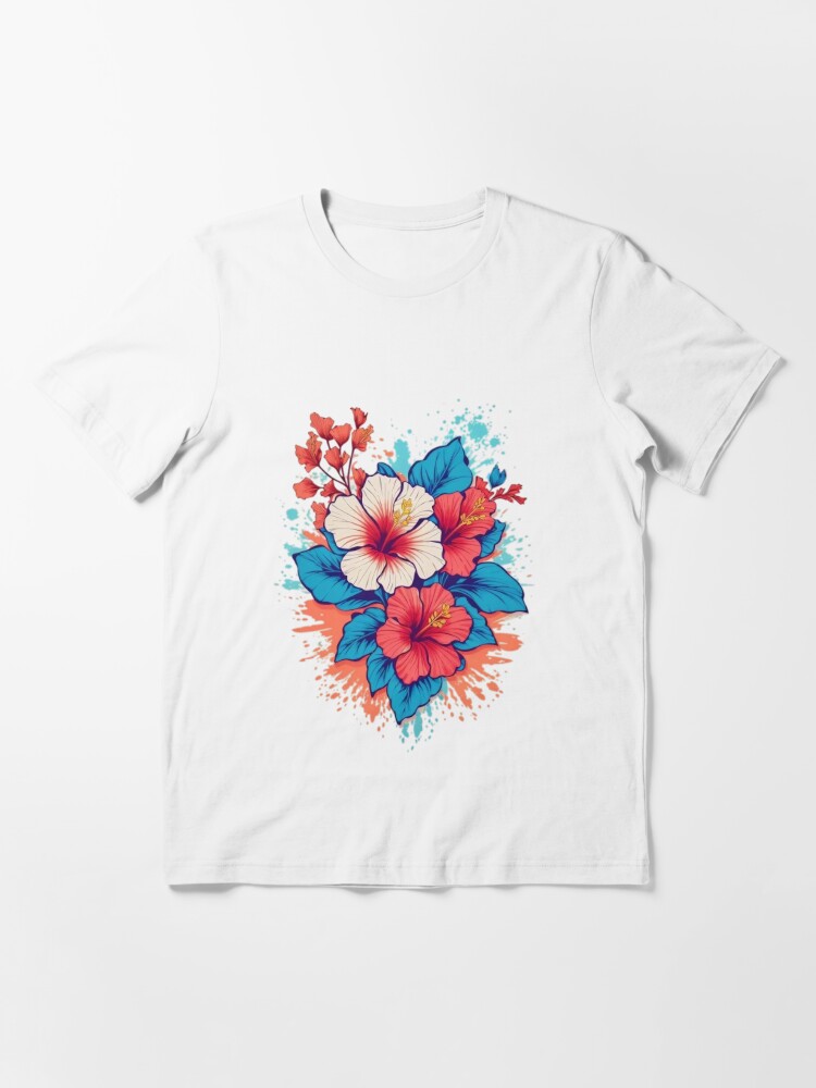 Thumbnail 2 of 7, Essential T-Shirt, Flowers designed and sold by Arextr.
