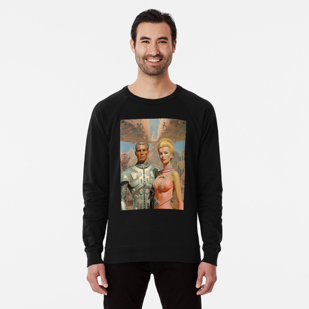 Item preview, Lightweight Sweatshirt designed and sold by retro-typo.