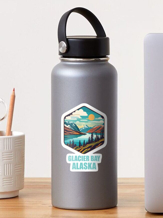 Sticker, Glacier Bay National Park  Alaska designed and sold by The8thies