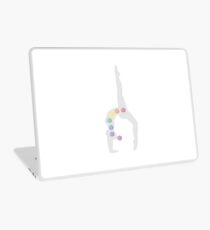 Yoga Pose Seven Chakra Laptop Skin