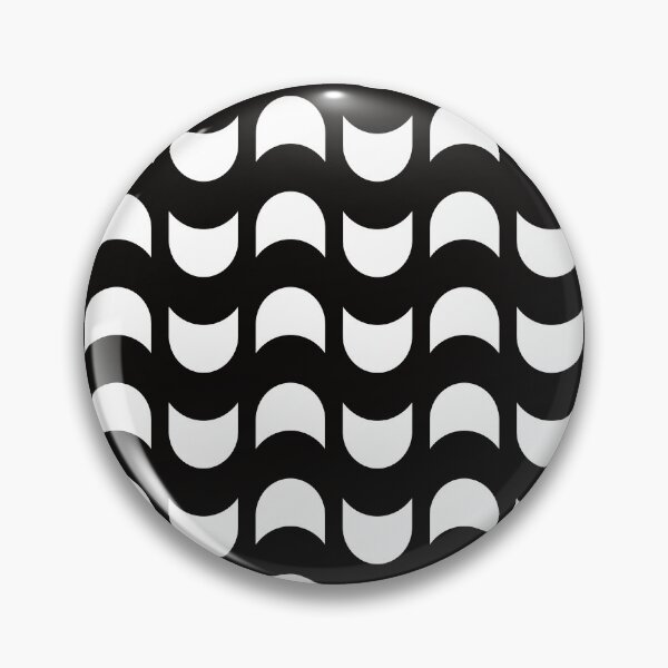 Item preview, Black abstract wave pattern designed and sold by knappidesign.