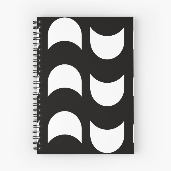 Item preview, Black abstract wave pattern designed and sold by knappidesign.