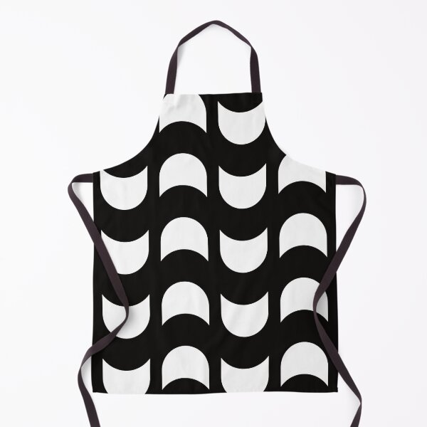 Item preview, Black abstract wave pattern designed and sold by knappidesign.