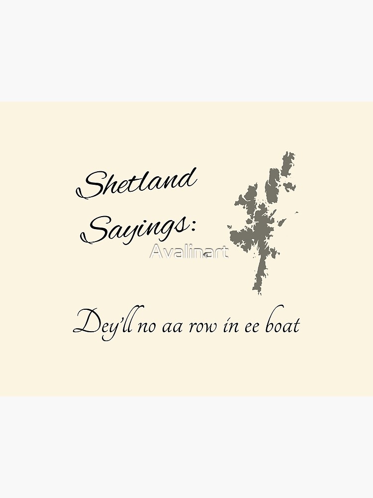 Thumbnail 2 of 2, Art Board Print, Dey’ll no aa row in ee boat designed and sold by Avalinart.