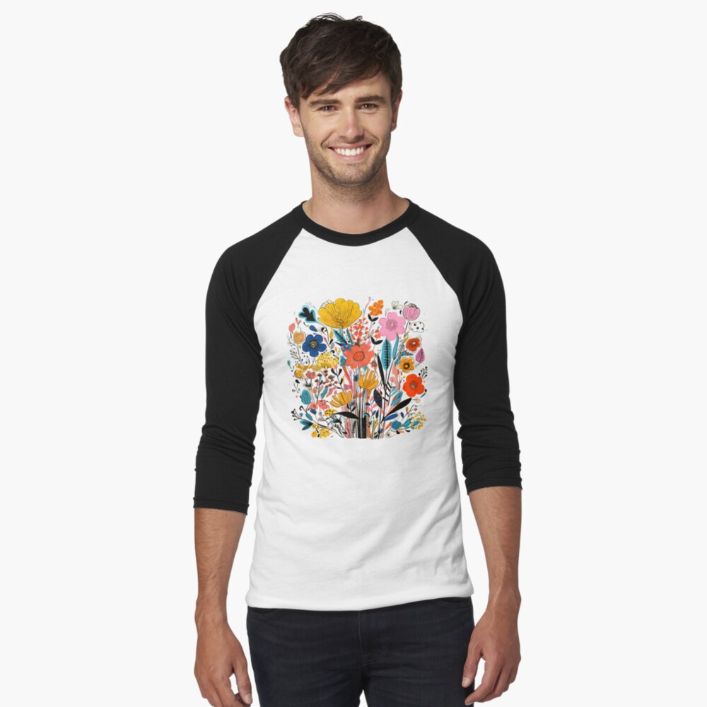 Item preview, Baseball ¾ Sleeve T-Shirt designed and sold by NoobsDesign.