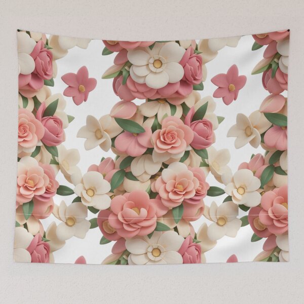 Item preview, Pink Flower Pattern Graphic with Seamless Background set 1. designed and sold by noomnoi.
