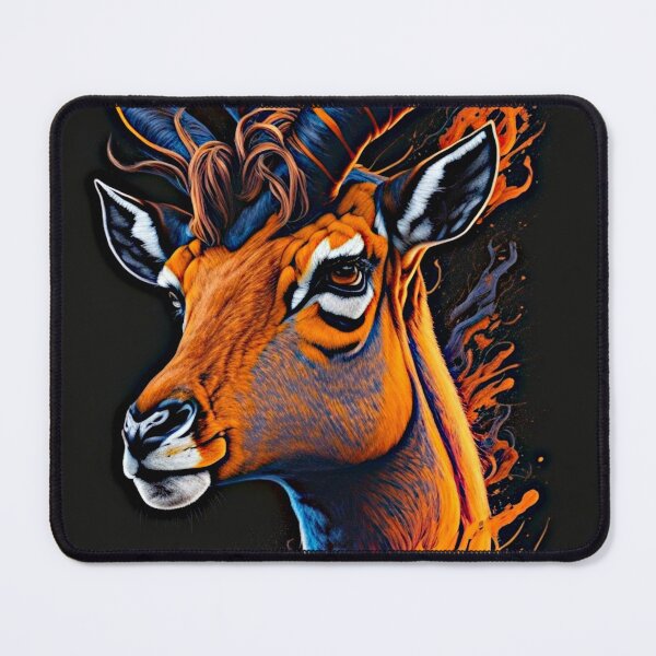 Item preview, "Green Springbok Face: A Vibrant Vector Art Illustration for T-shirt Design" designed and sold by Best-Art-32.